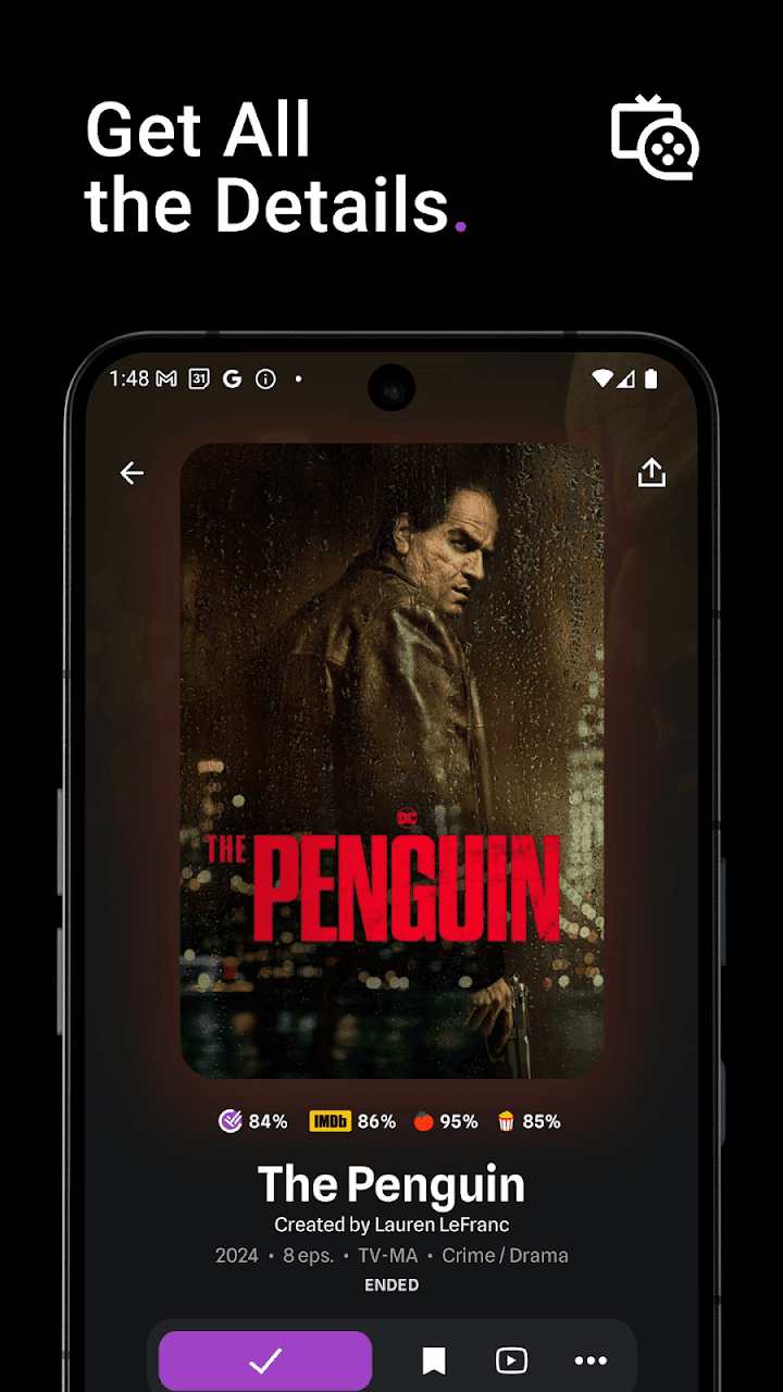 Trakt Android App Ratings and Cloud Stats Screen